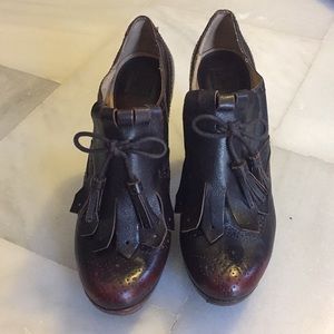 Frye Naiya Kiltie Oxford Platform Pump